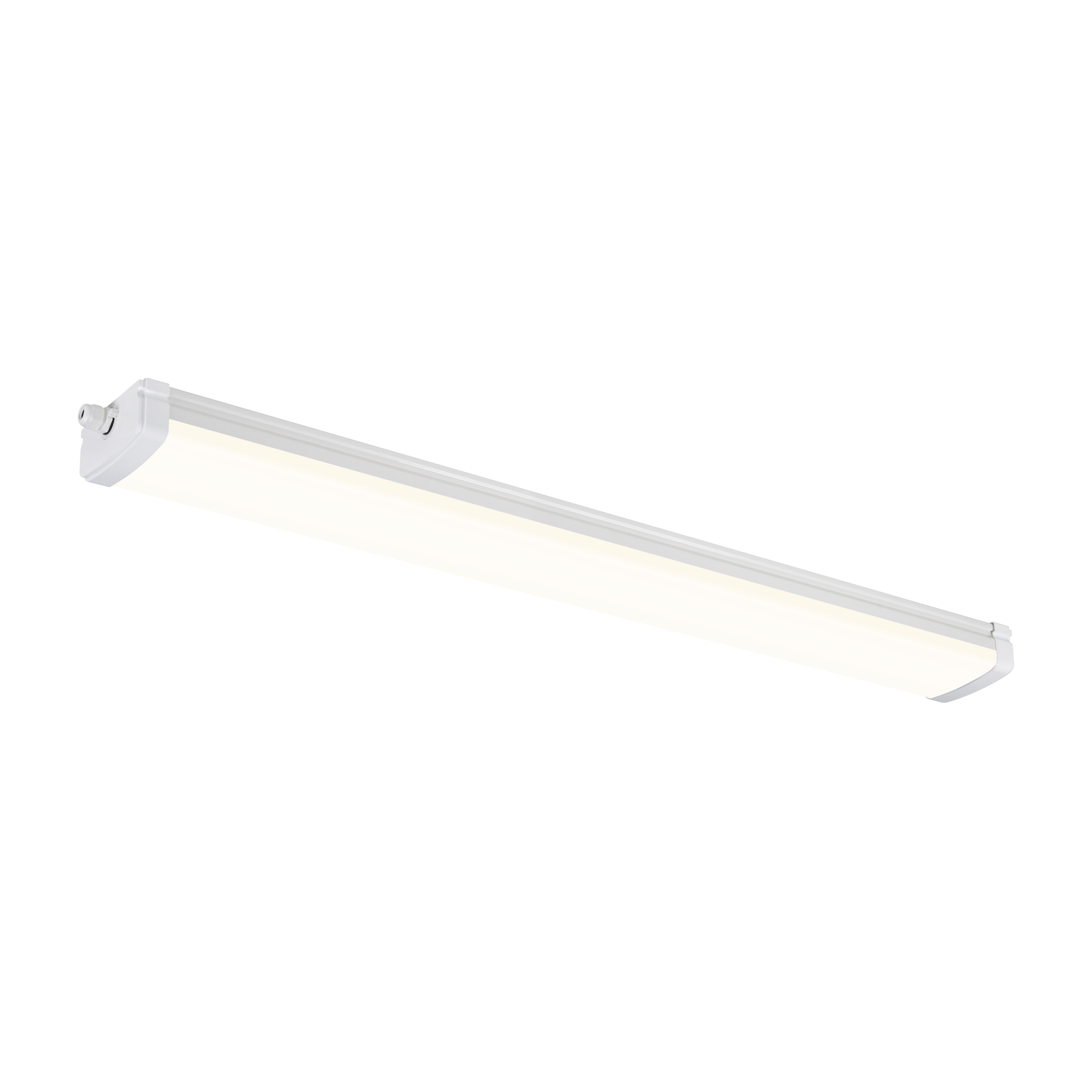 Gallius Neutral white Integrated LED Batten 37W 4200lm (L)1.2m | DIY at B&Q