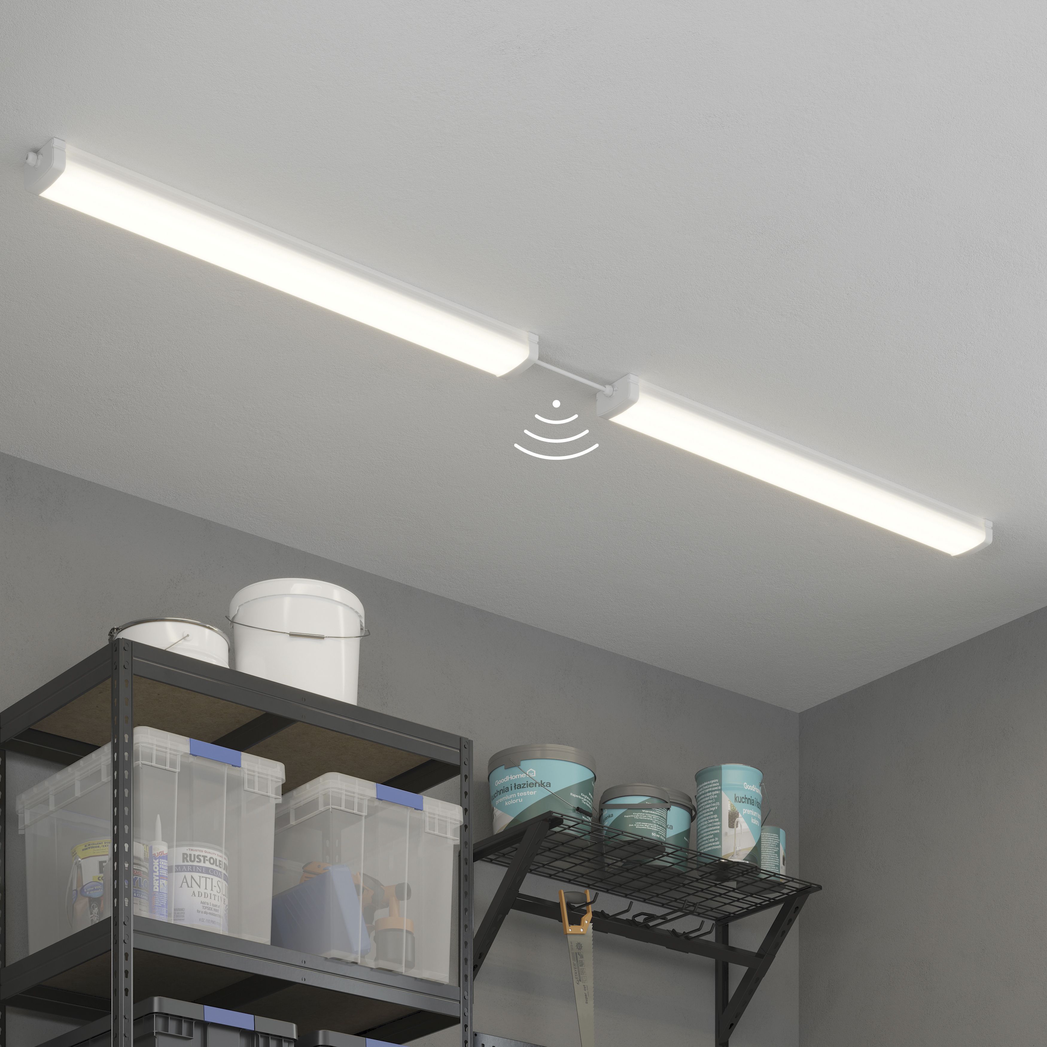 Gallius Neutral white Integrated LED Batten 37W 4200lm (L)1.2m - 5
