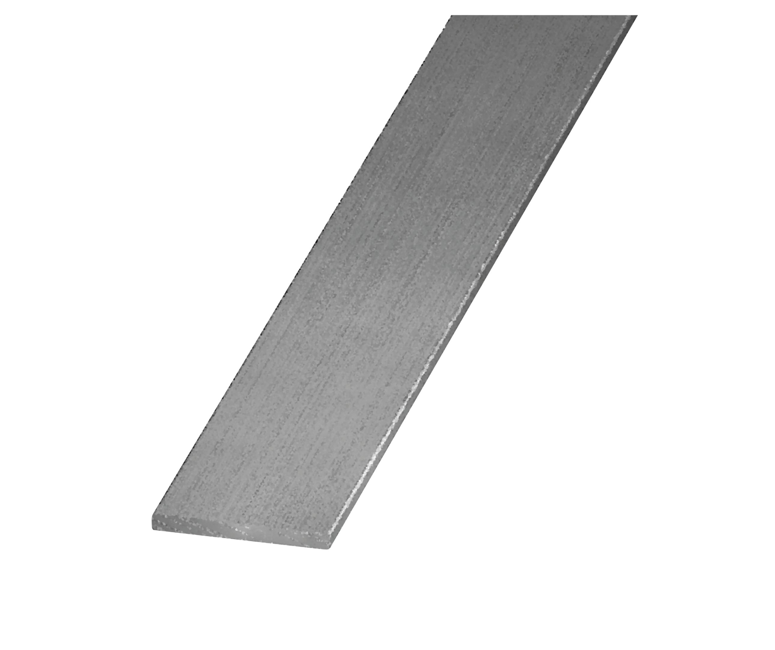 Galvanised Cold-pressed steel Flat Bar, (L)1000mm (W)40mm (T)1.5mm