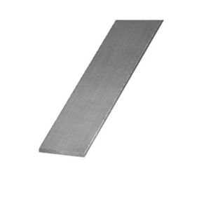 Galvanised Cold-pressed steel Flat Bar, (L)1000mm (W)40mm (T)1.5mm