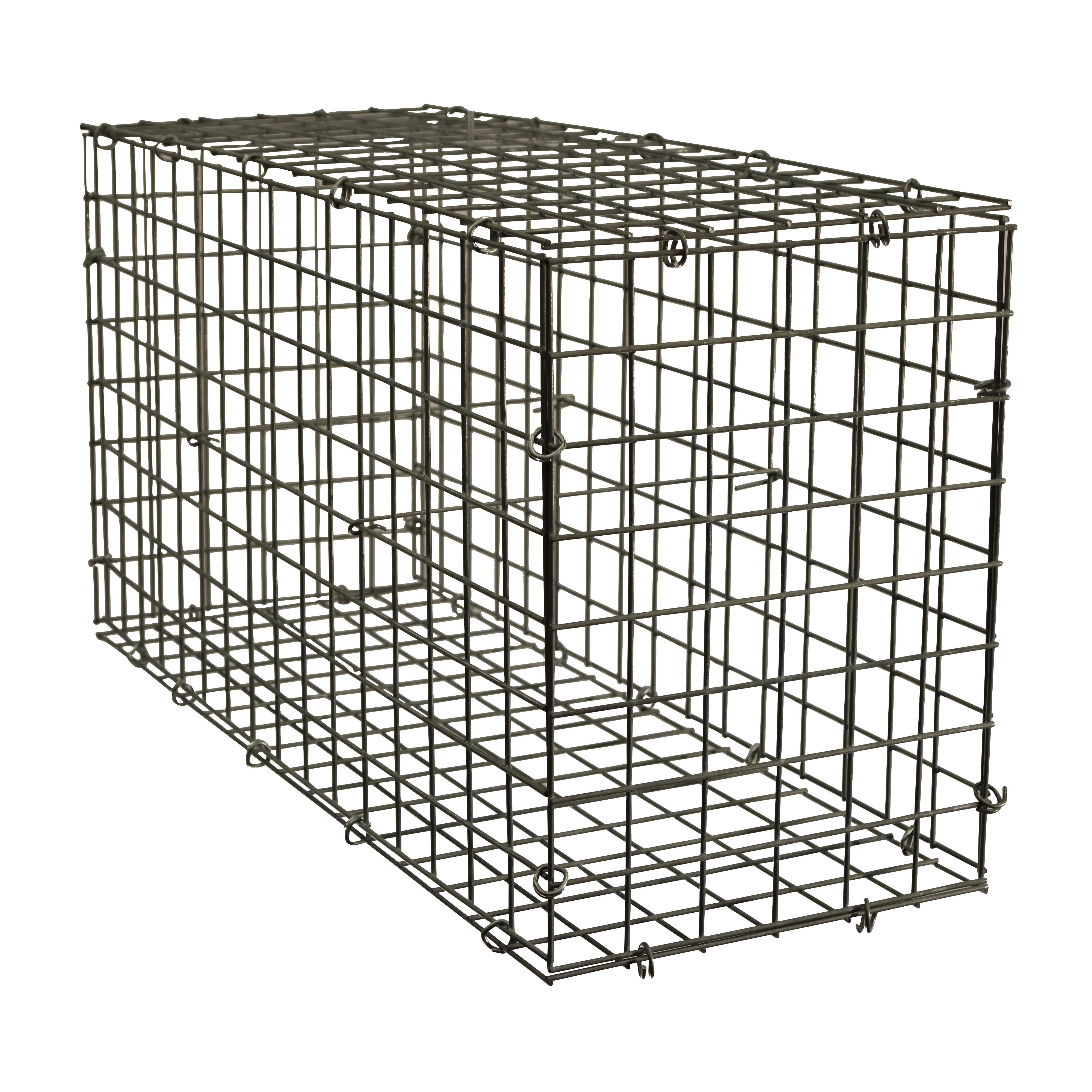 Galvanised Steel Gabion kit, (H)40cm (W)0.8m