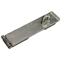 Galvanised Steel Hasp & staple, (L)152mm (W)40mm