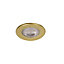 Gamow Matt Gold effect Fixed LED Fire-rated Warm & neutral Downlight 5W IP65