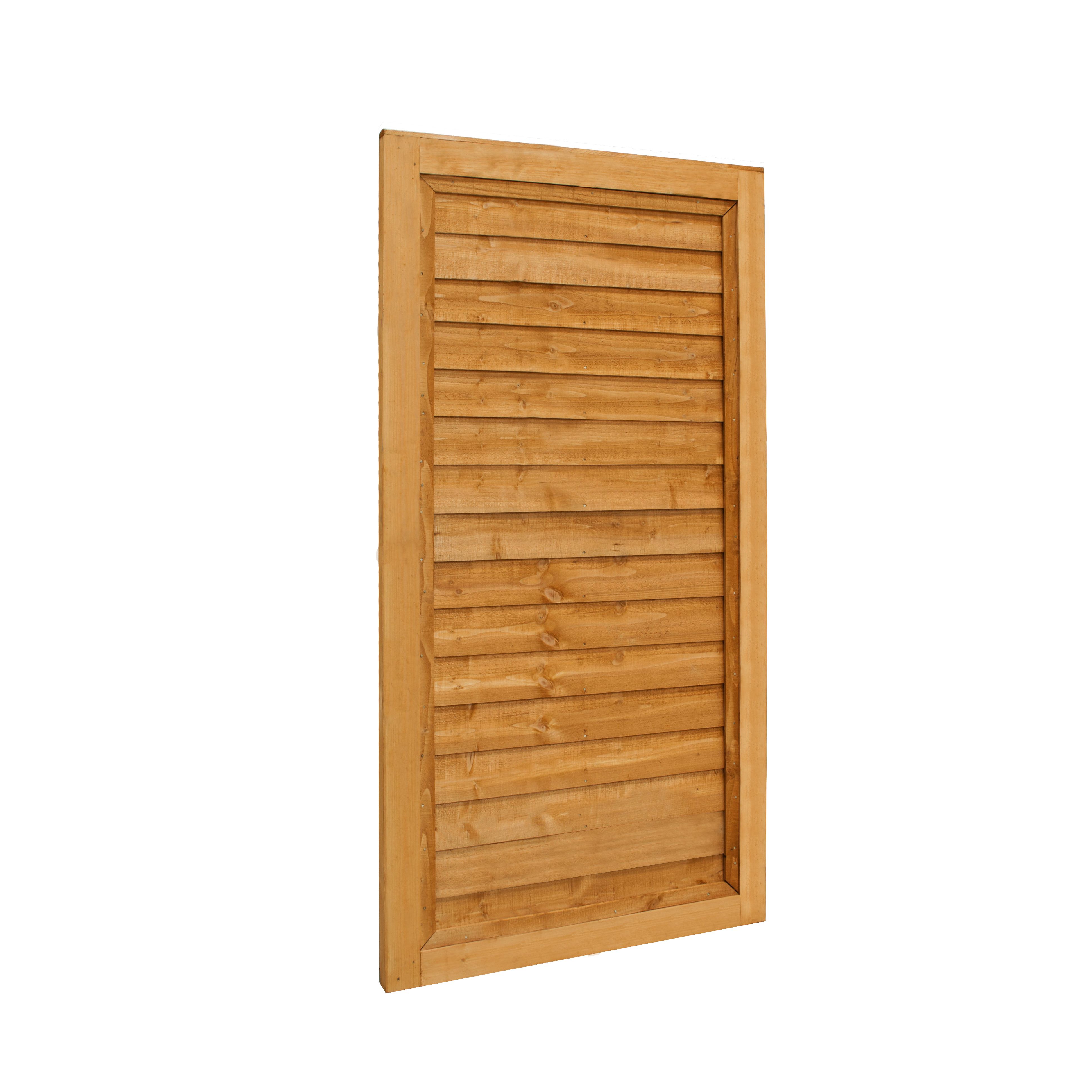 Garden 6ft Lap Side Pine Traditional Gate, (H)1.82m (W)0.92m