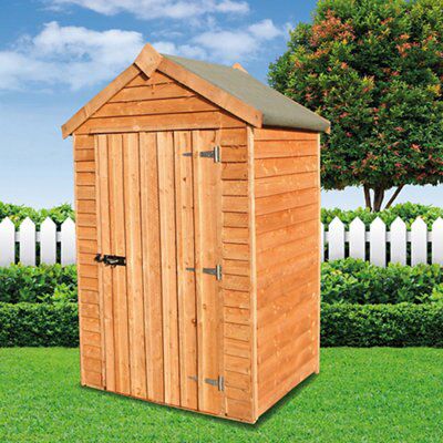 GARDEN SHED OVERLAP 1.8 X 1.2M FLATPACK