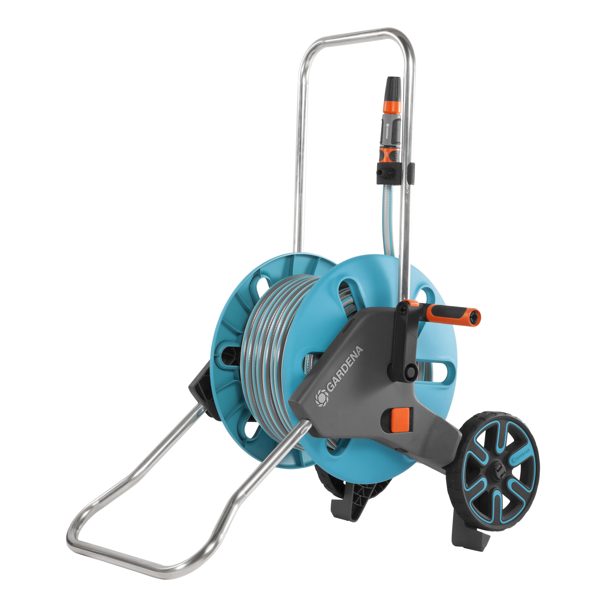 Gardena Aquaroll Freestanding Manual Hose reel set (L)20m - 5