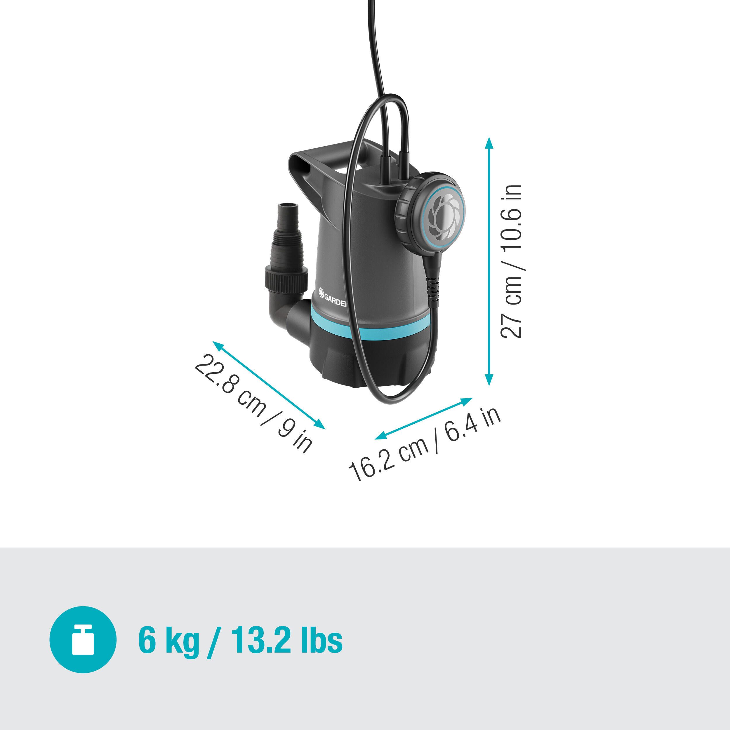 Gardena Clean water 550W Submersible pump 9016-28
