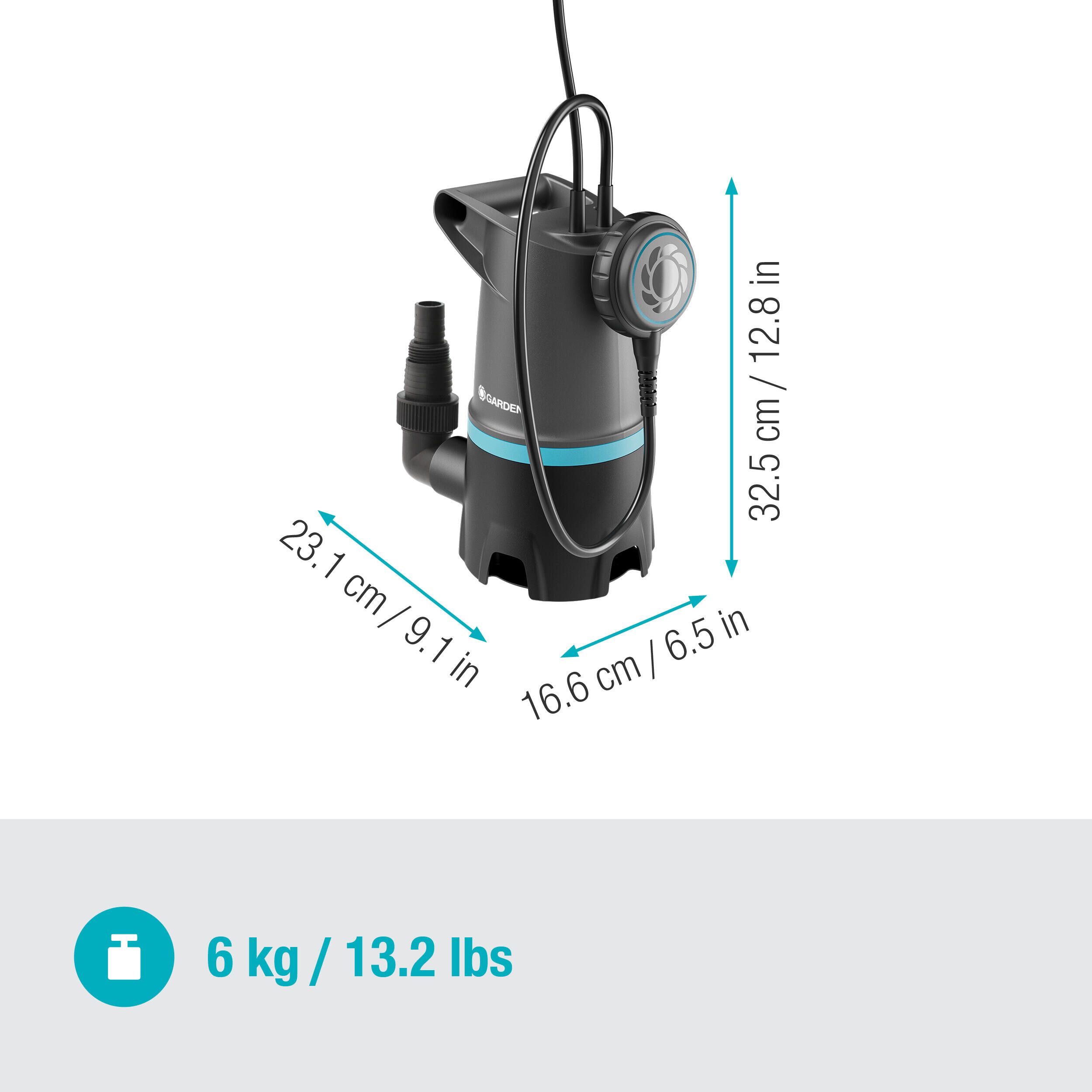 Gardena Dirty water 550W Submersible pump 9017-28
