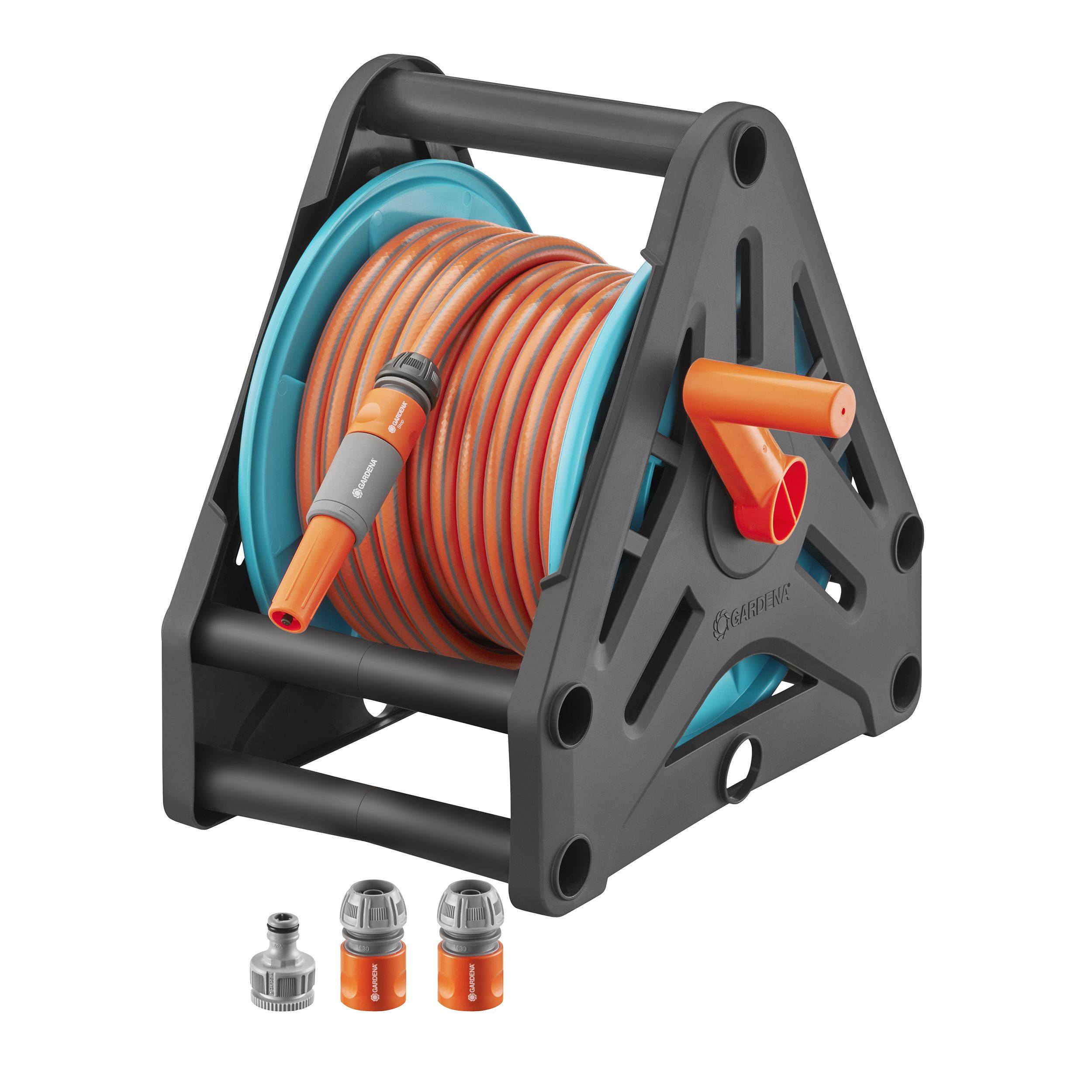 Gardena Freestanding Manual Hose reel set (L)20m