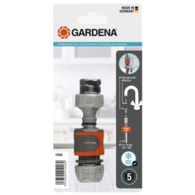 Gardena Rapid Round Female/male Hose pipe connector 13mm