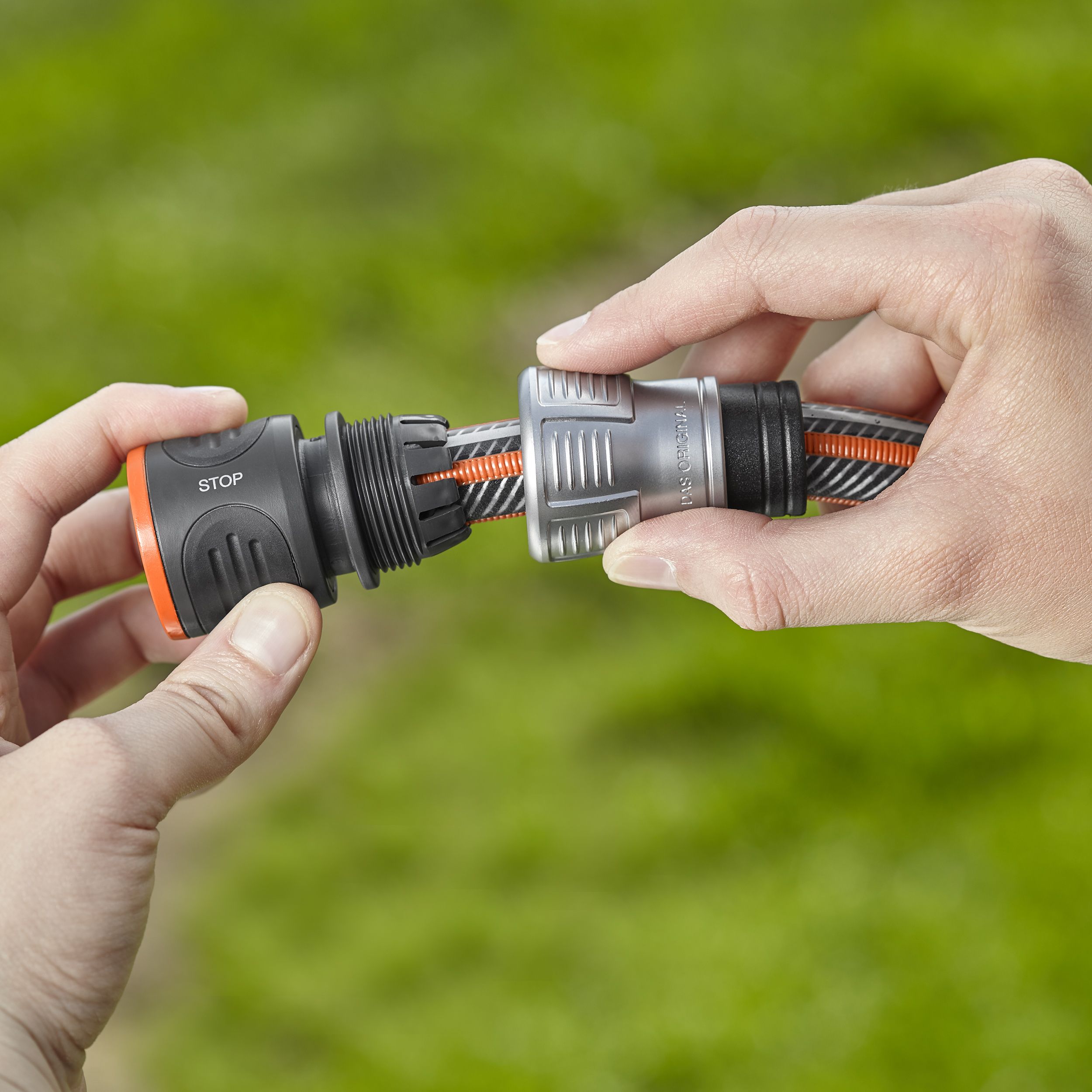 Gardena Round Female/male Hose pipe connector 13mm