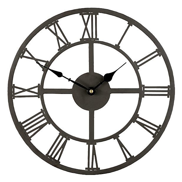 Gardman Roman Numeral Clock Diy At B Q, Outdoor Garden Clocks B Q