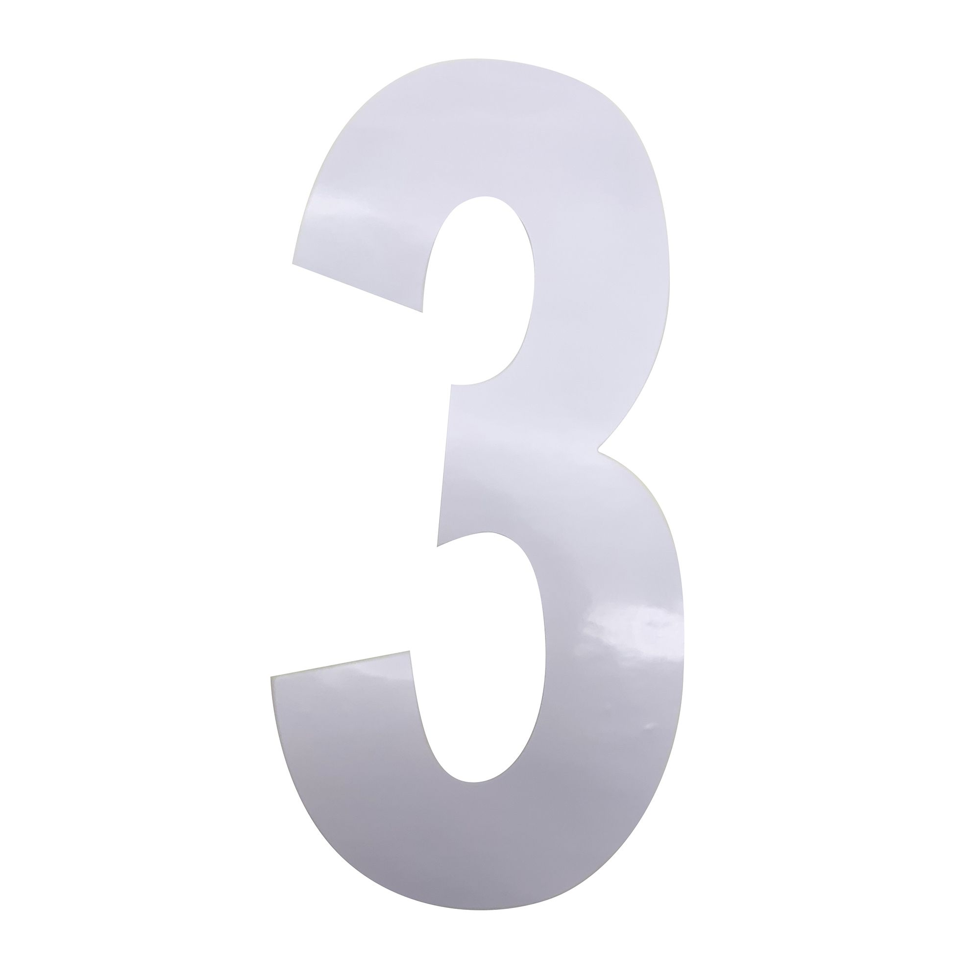 Letter Stickers 6 Sheets Mailbox Numbers, 3 Inch Self Adhesive