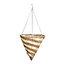 Gardman Spiral Banana leaf Hanging basket, 35.56cm
