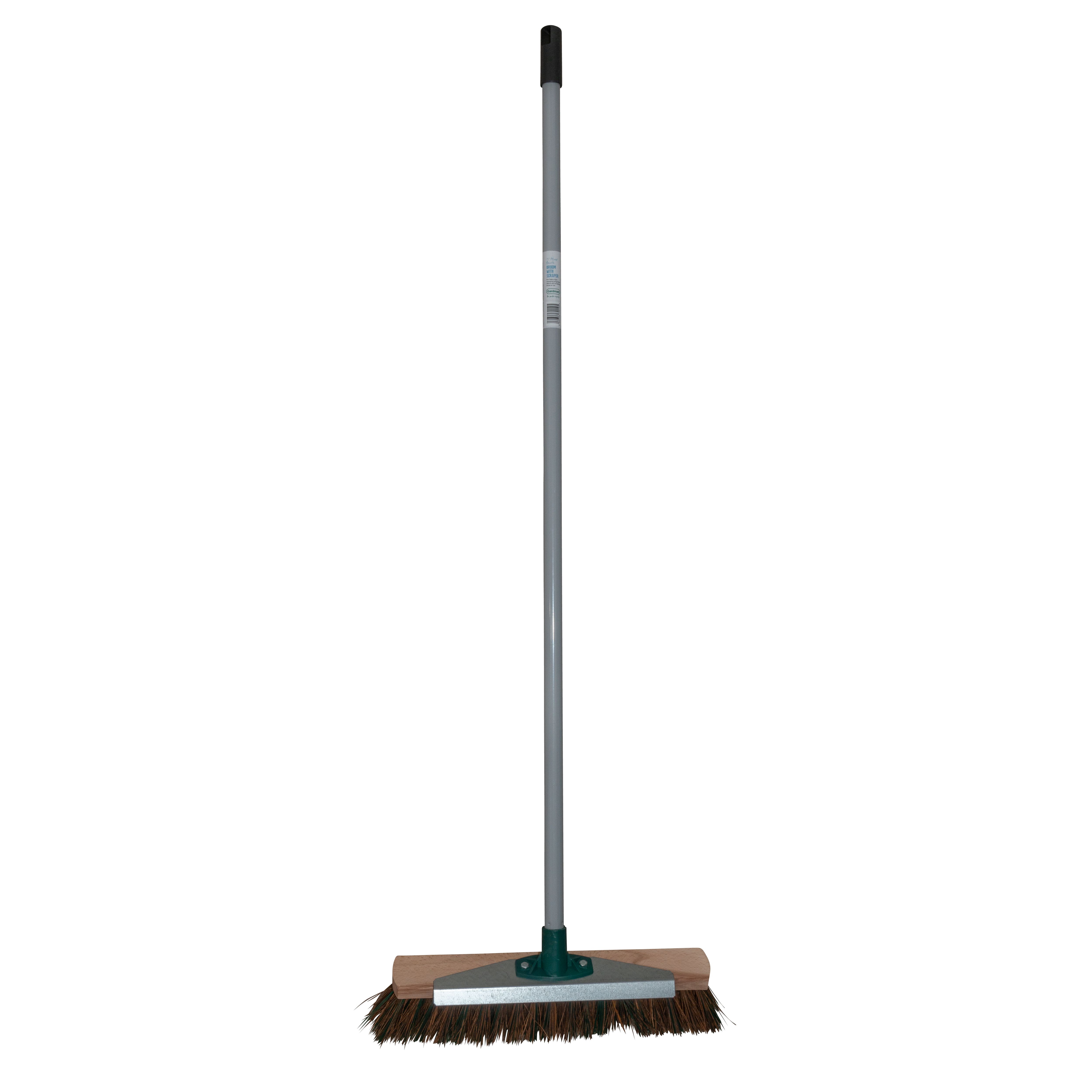 Gardman Stiff Natural fibre Outdoor Broom & scraper, (W)380mm DIY at B&Q
