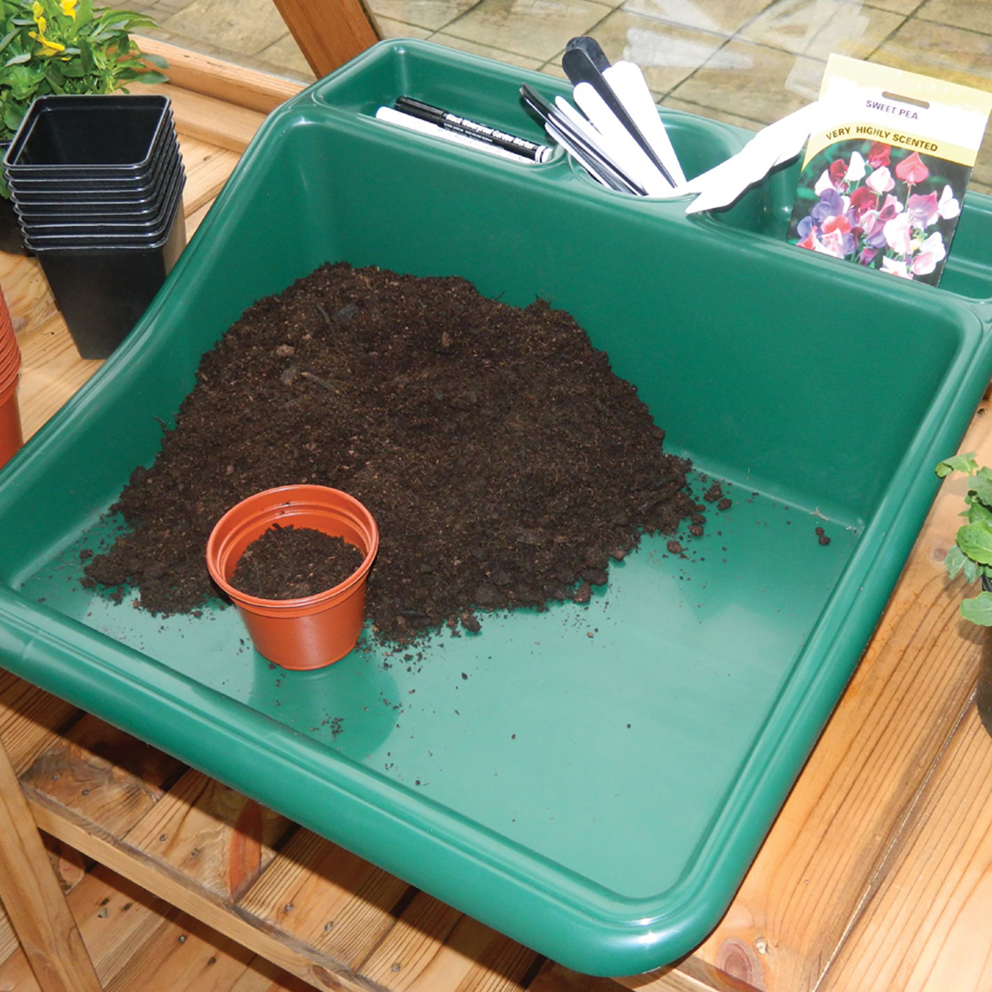 Garland Products Ltd Compact tidy Green Tray 500mm