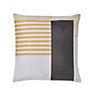 Gaya Multicolour Geometric Indoor Cushion (L)45cm x (W)45cm
