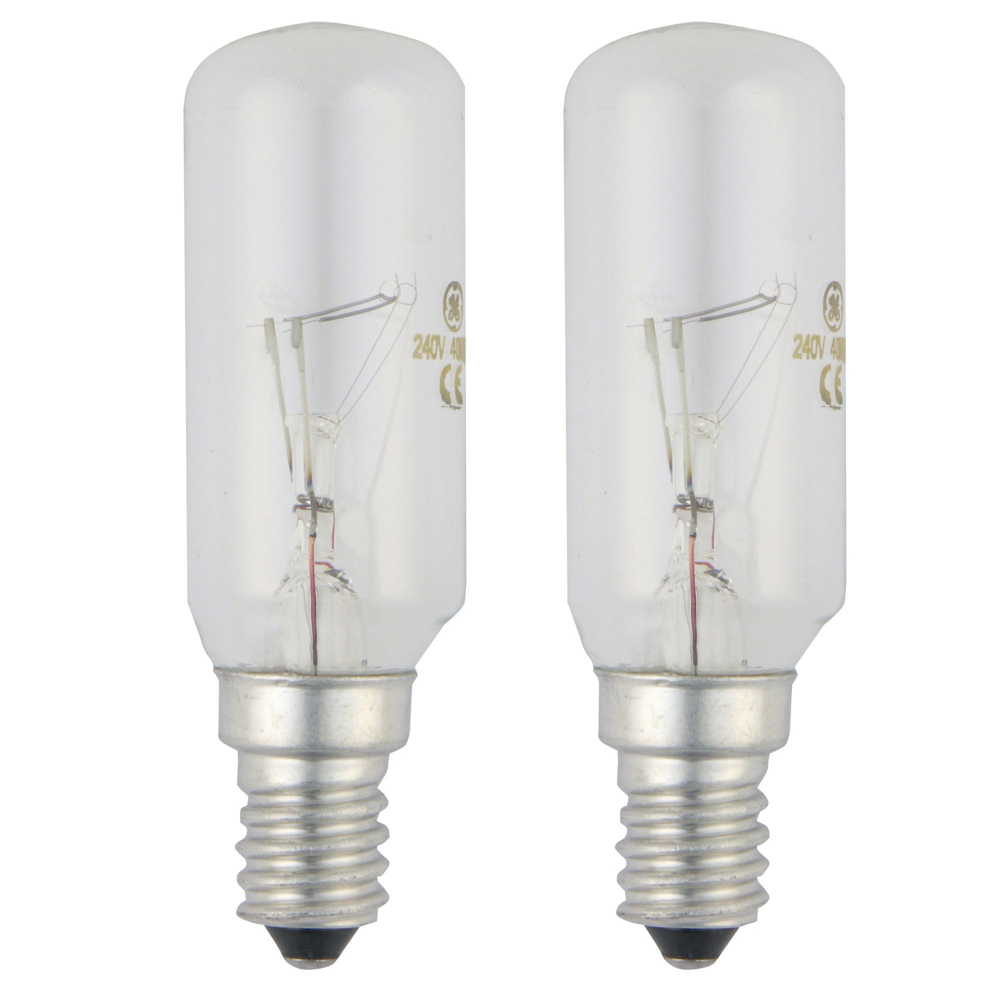 GE E14 40W Incandescent Dimmable GLS Light bulb, Pack of 2 DIY at B&Q