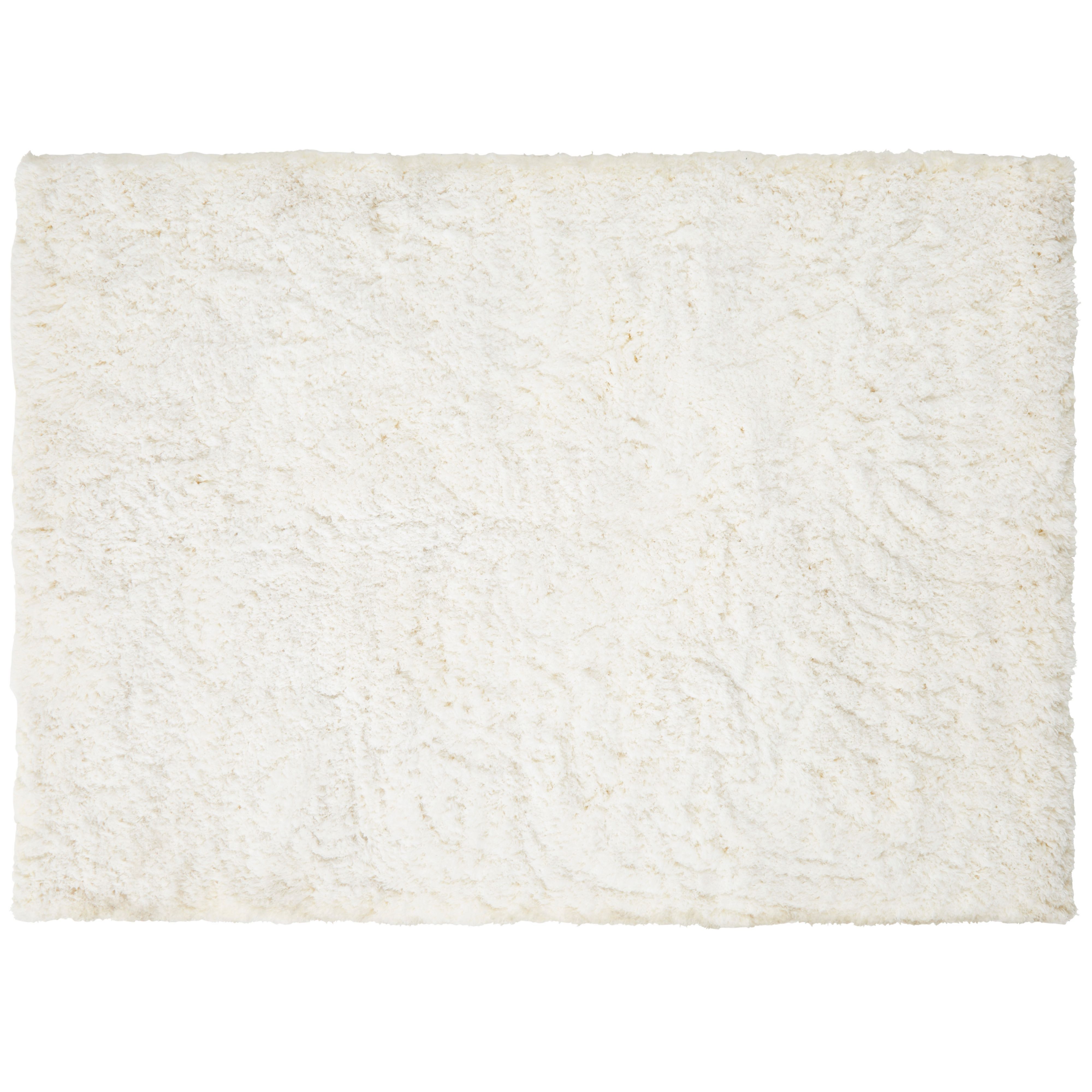 Gemima Plain Cream Rug 170cmx120cm DIY at B&Q