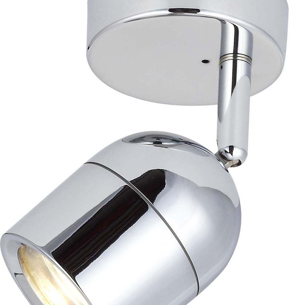 Genlis Spot Chrome effect Bathroom Spotlight