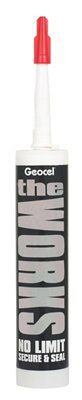 Geocel The Works White Grab adhesive & sealant