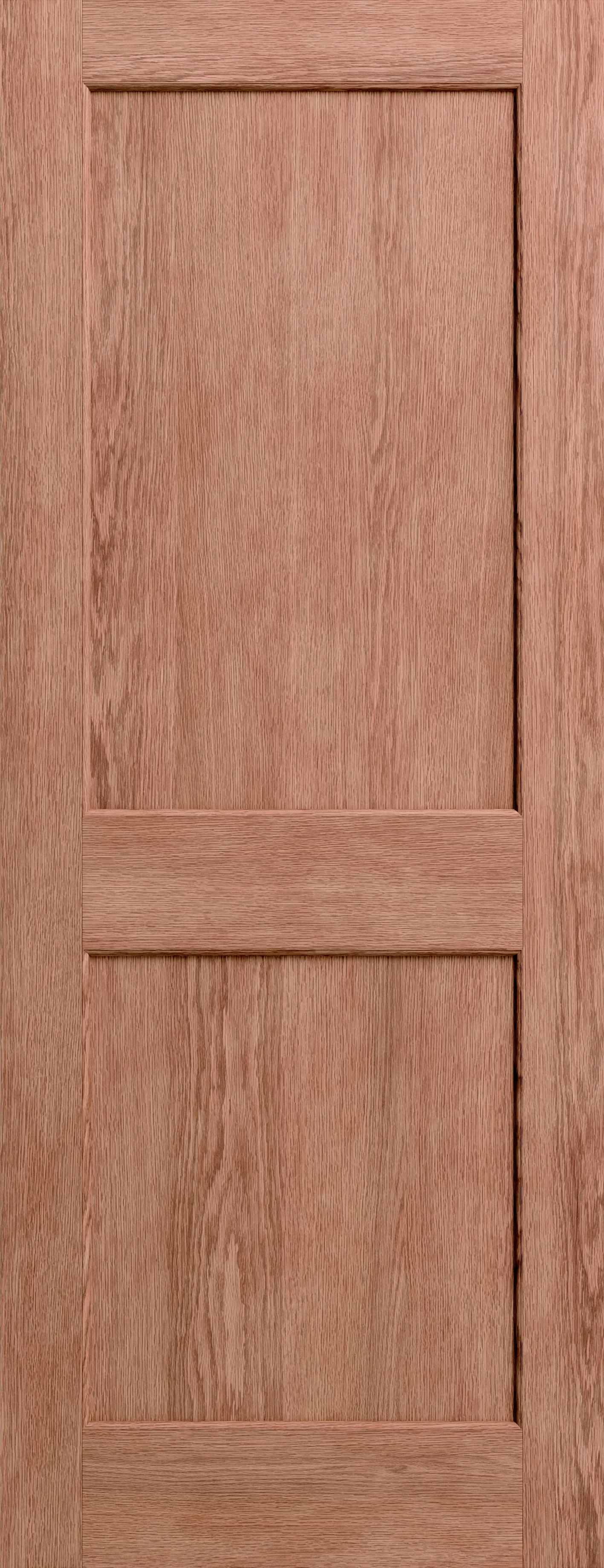 Geom 2 panel Unglazed Oak veneer Internal Door, (H)2040mm (W)826mm (T)40mm