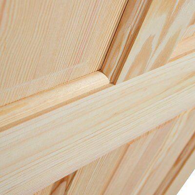 Geom 4 panel Patterned Unglazed Internal Door, (H)2040mm (W)926mm (T)40mm