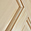 Geom 4 panel Unglazed Internal Clear pine Door, (H)2040mm (W)826mm (T)40mm