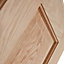 Geom 6 panel Unglazed Oak veneer Internal Door, (H)2040mm (W)826mm (T)40mm