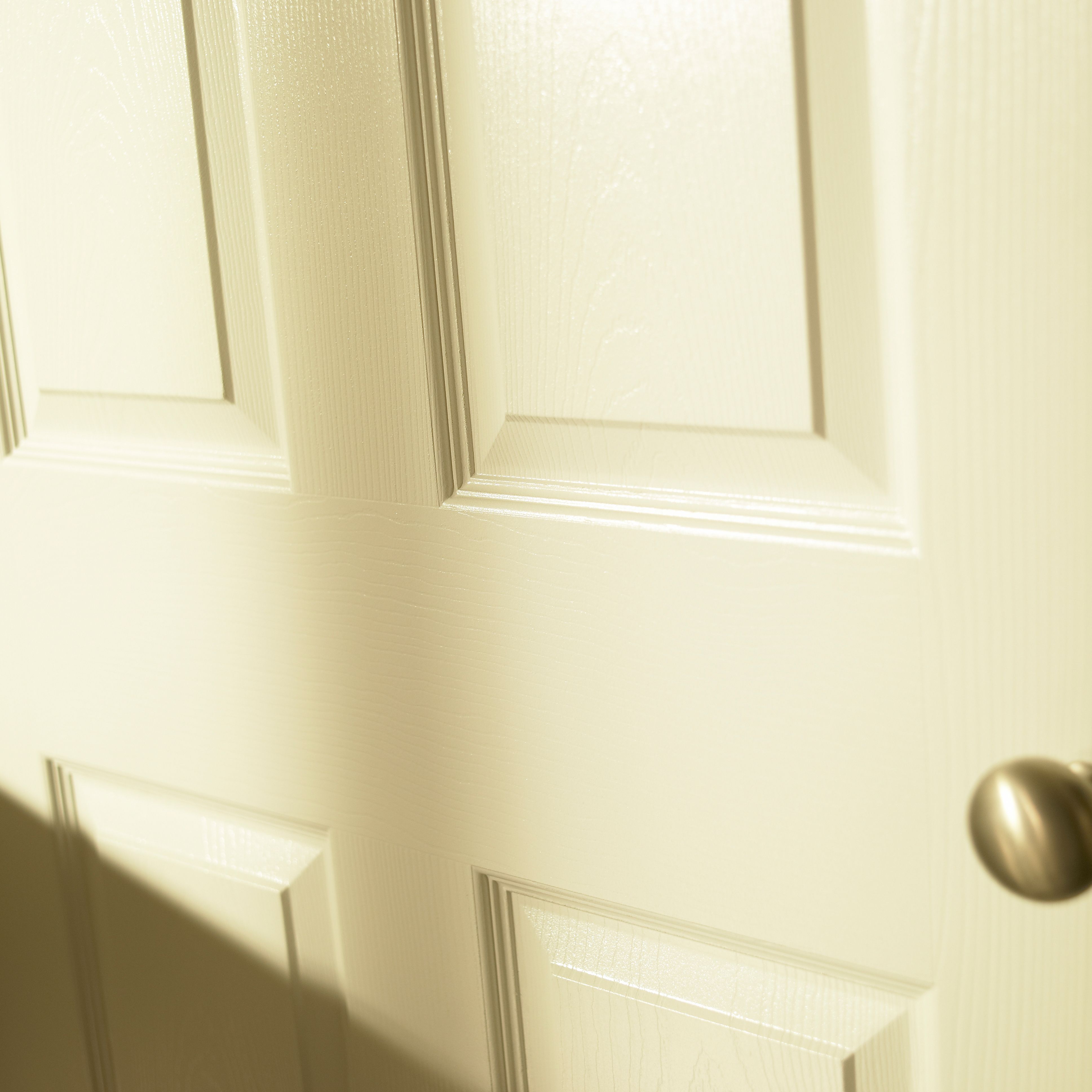 Geom 6 panel Unglazed White Internal Door, (H)1981mm (W)711mm (T)44mm
