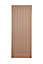 Geom Cottage Oak veneer Internal Door, (H)2040mm (W)826mm (T)40mm