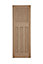 Geom Oak veneer Internal Door, (H)1981mm (W)762mm (T)35mm