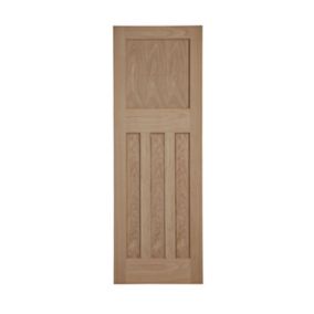 Geom Oak veneer Internal Door, (H)1981mm (W)762mm (T)35mm