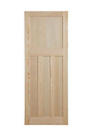 Geom Patterned Unglazed Internal Door, (H)1981mm (W)610mm (T)35mm