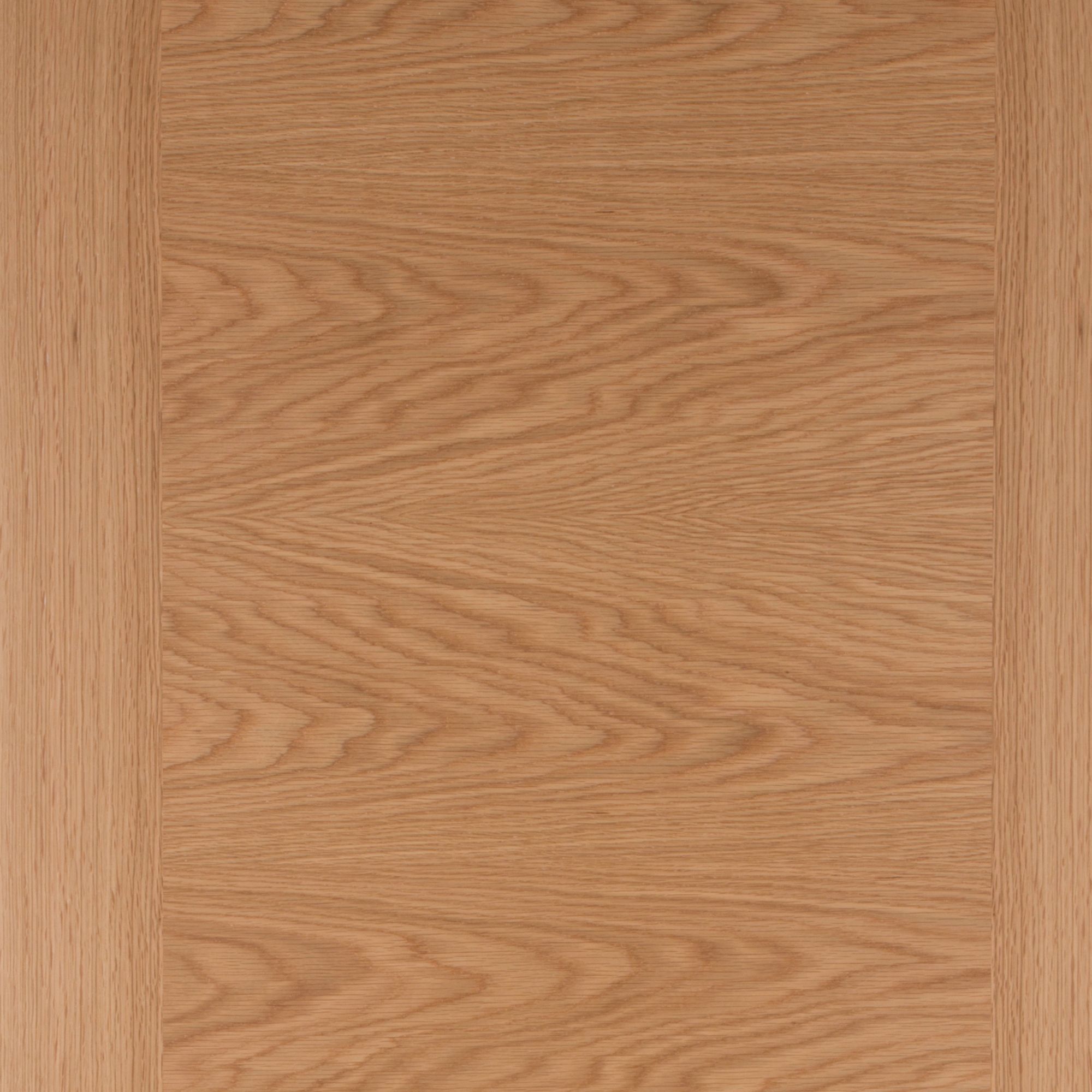 Geom Unglazed Flush Oak veneer Internal Fire door, (H)1981mm (W)762mm (T)44mm