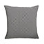 Geometric Black Cushion (L)43cm