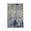 Gilbert Abstract Blue & Grey Rug 150cmx80cm