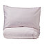 Gingham Check Pink & white Single Duvet cover & pillow case set