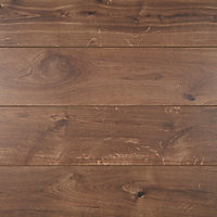 Gladstone Natural Gloss Dark oak effect Laminate Flooring Sample