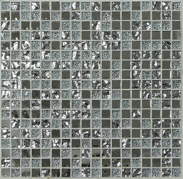 Glamour Clear Mirror Effect Glass, Mosaic Tile Mirror Kits