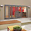 Glazed Grey Timber External Patio door, (H)2094mm (W)4794mm