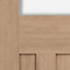 Glazed Oak veneer Internal Door, (H)1981mm (W)762mm (T)35mm
