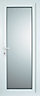 Glazed White Right-hand External Back Door set, (H)2055mm (W)920mm