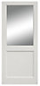 Glazed White Right-hand External Door set, (H)2074mm (W)932mm