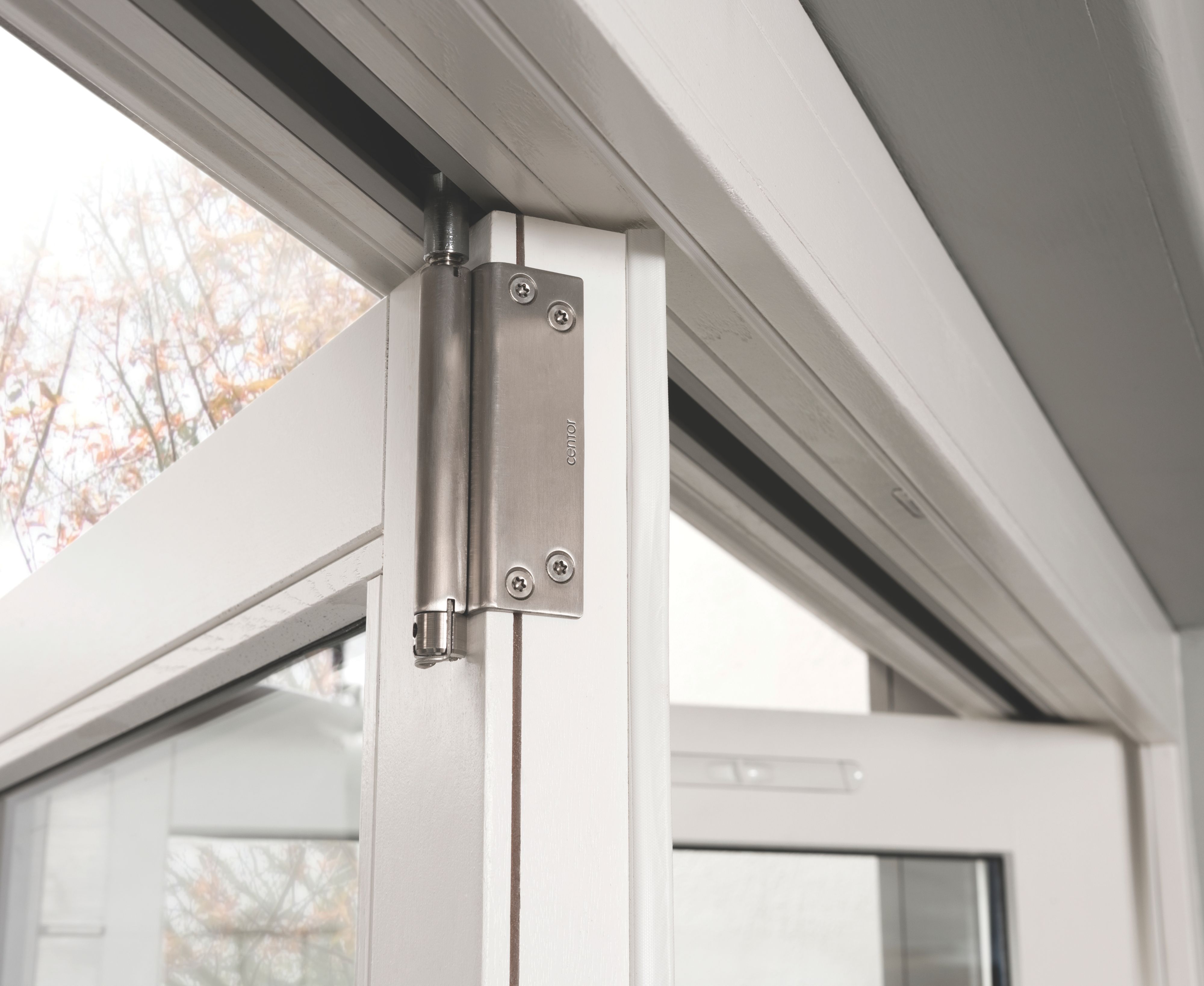 Glazed White Timber External 3 Folding Patio door, (H)2094mm (W)2094mm