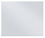 Glen Dimplex Shimmer effect Stainless steel Splashback, (H)750mm (W)900mm (T)4mm