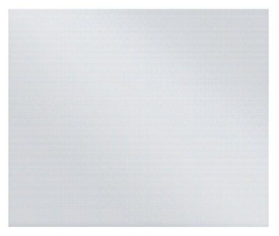 Glen Dimplex Shimmer effect Stainless steel Splashback, (H)750mm (W ...