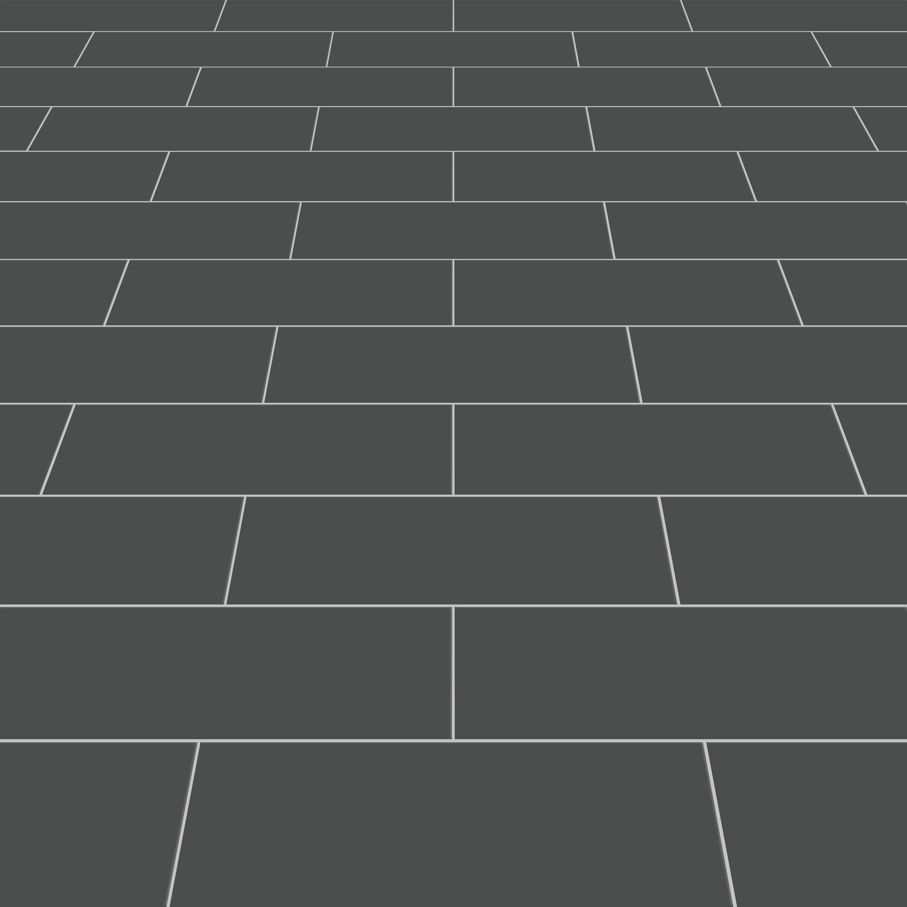 Glina Anthracite Gloss Ceramic Indoor Wall Tile Sample - 5