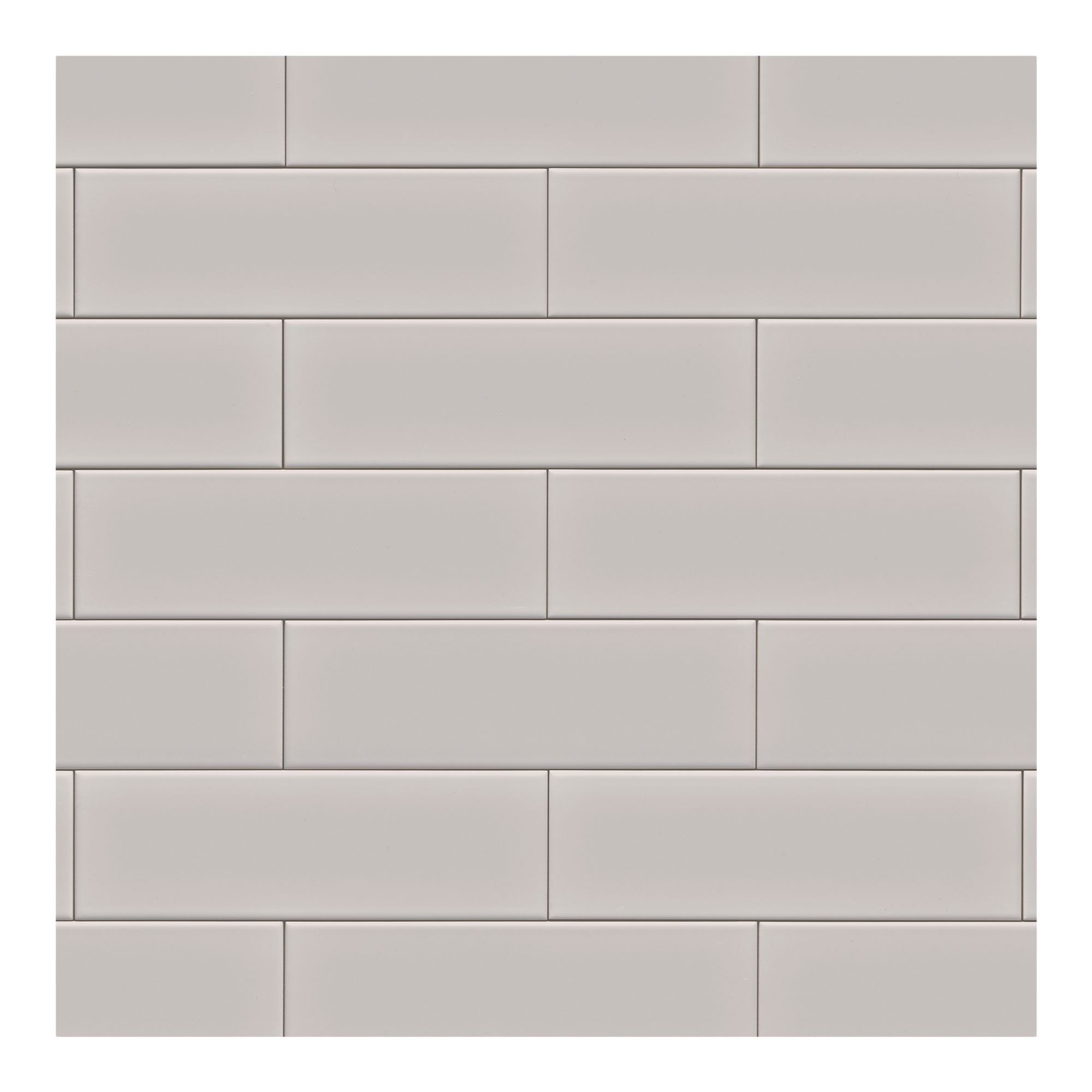 Glina Beige Matt Ceramic Indoor Wall Tile, Pack of 27, (L)300mm (W)100mm