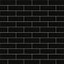 Glina Black Gloss Ceramic Wall Tile, Pack of 34, (L)297mm (W)97mm